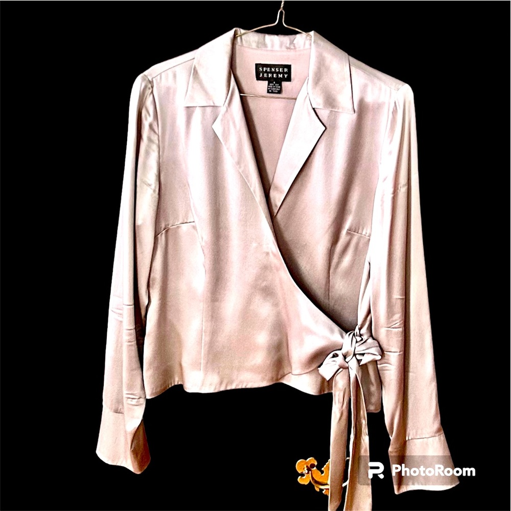 Vintage Spenser Jeremy Blouse 100% Silk Small